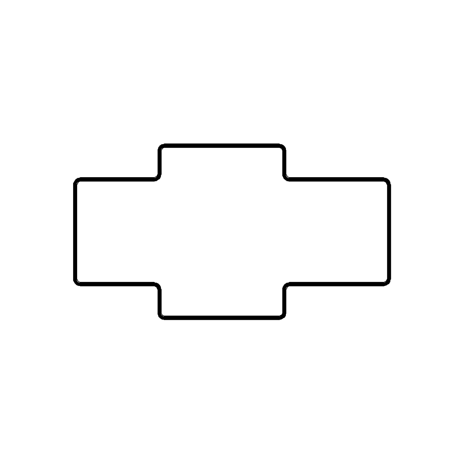 Mullion UER - Unequal Rabbet Profile